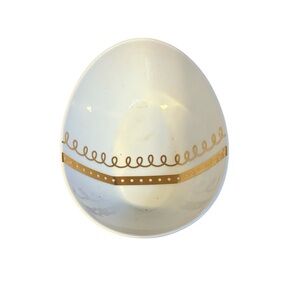 Threshold White and Gold Bowl